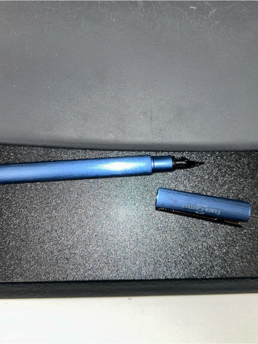 Faber-Castell Neo Slim Aluminum Fountain Pen Blue